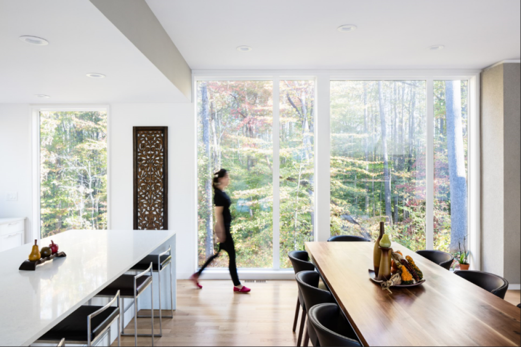 energy efficient homes & Health-conscious builders typically focus on air quality, but natural lighting also contributes to well-being. Lighting strategy is part of the architectural design, and the builder can enhance it by specifying the right glass.