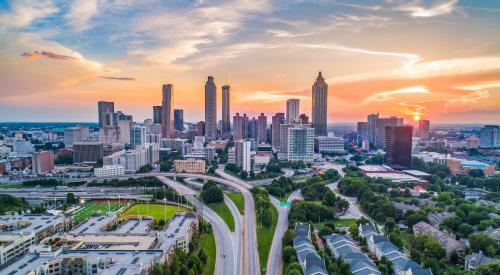 View of Atlanta skyline