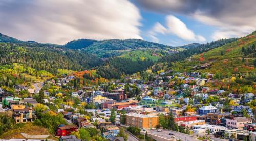 Town in mountains