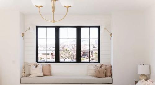 Black vinyl windows vs. black Fibrex® material windows