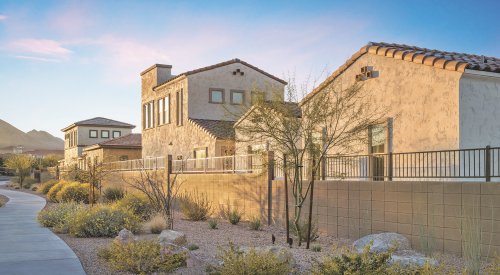 One- and two-story detached homes at The Havenly, a build-to-rent community.