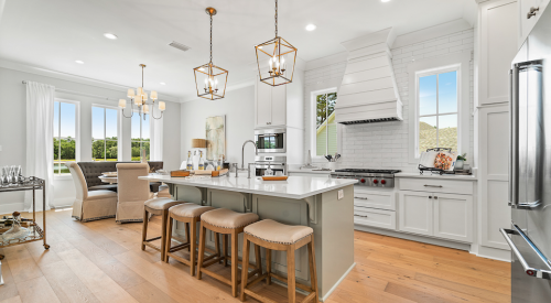 2019 Professional Builder Design Awards Silver Single Family Production Home 2,001 to 3,100 sf interior kitchen and living space