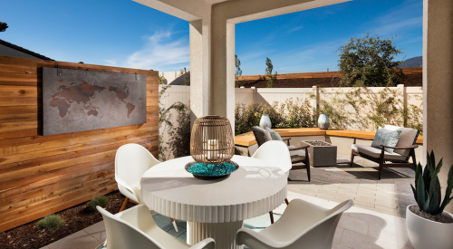 2019 Professional Builder Design Awards Silver Single Family Home outdoor living space