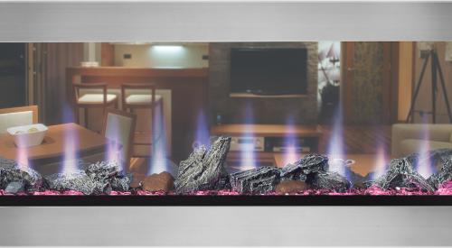 Napoleon Clearion see-through fireplace