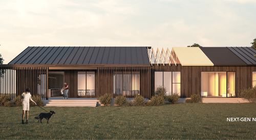 ModsPDX Next-Gen Net Zero modular home at Show Village 2020