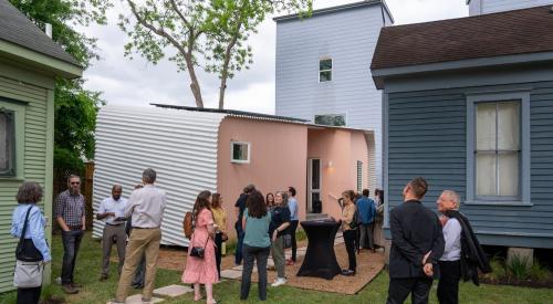 640 square foot solar-powered ADU  at an open house