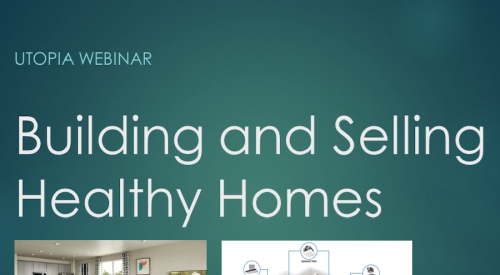 On-demand Utopia Webinar: Innovations and Trends in Indoor Air Quality (IAQ) for Healthy Homes