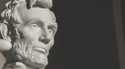 statue of Abraham Lincoln, one of the greatest leaders of the United States