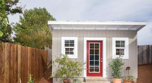 Small guest house in backyard