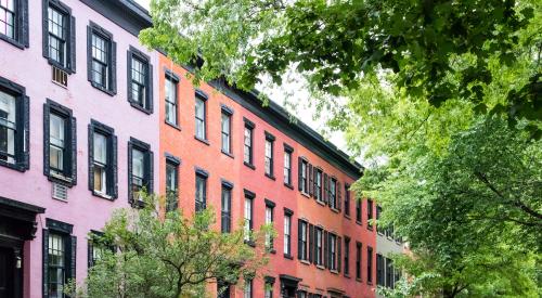 Exterior of New York City buildings