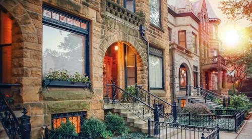 Rowhouses in Chicago