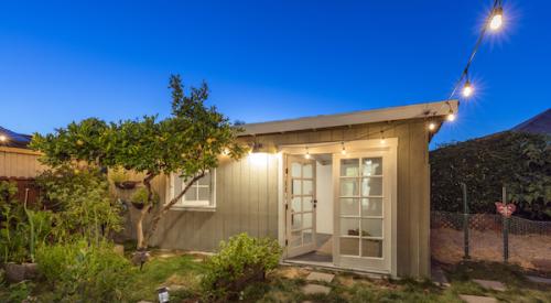 Tiny house in backyard