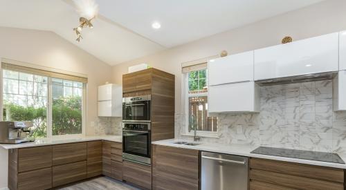 Remodeled kitchen