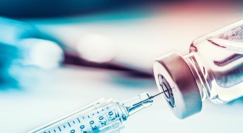 Syringe and vaccine