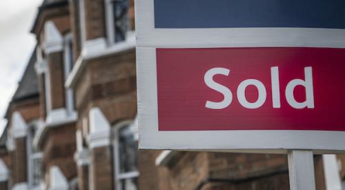 Sold home sign as the housing supply gets worse