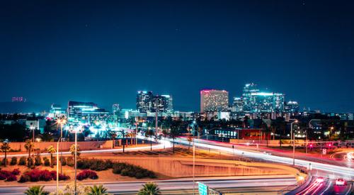 Downtown Phoenix, AZ at night