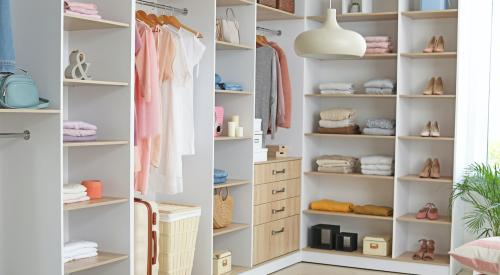 Organized closet