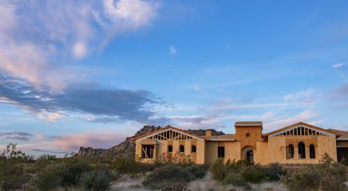 Custom home being built