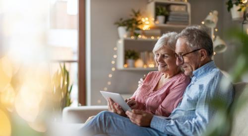 Older adults sitting together