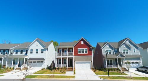 Suburban homes