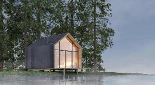 Rendering of tiny house