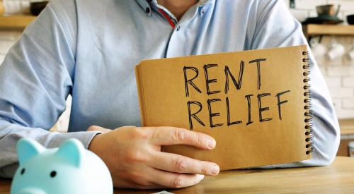 rental relief sign