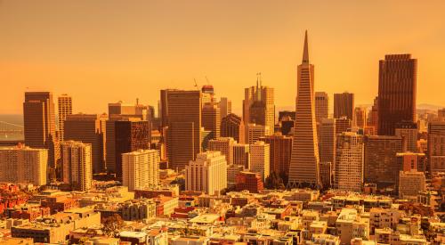 San Francisco engulfed in orange hue from wildfires