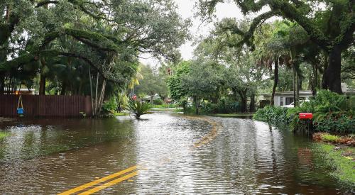 flooded street