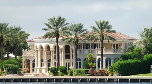 Luxury beach mansion