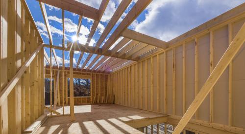 Framing of a house