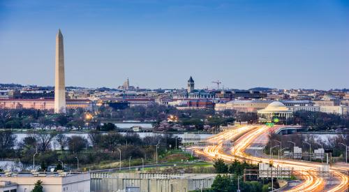 Washington DC cityscape