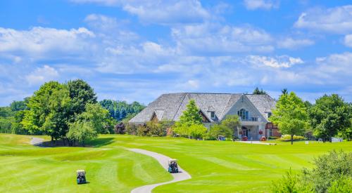 Luxury home on golf course