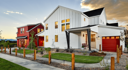 Starter homes like those in the Bounty series by Brightland Homes offer attainable housing