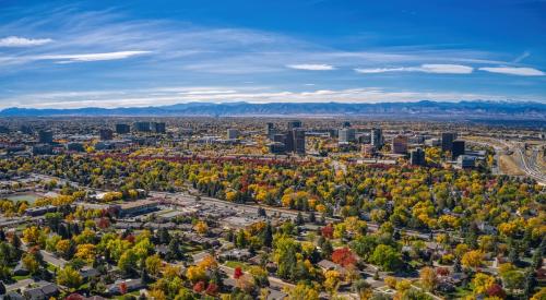 Aurora, Colorado, aerial view