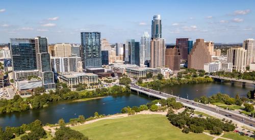 Austin, Texas city skyline during the day