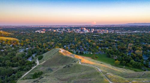 Boise, Idaho aerial