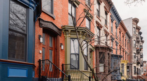 Rowhouses in Brooklyn, NY, a housing market at risk of decline in Q4 2023