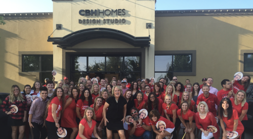 CBH Homes staff outside CBH Homes' office