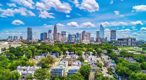 Skyline of Charlotte NC