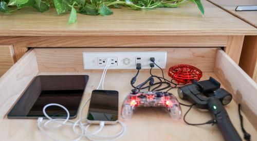 Docking Drawer Kitchen Charging Station