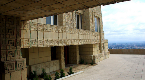 Frank Lloyd Wright Ennis house exterior