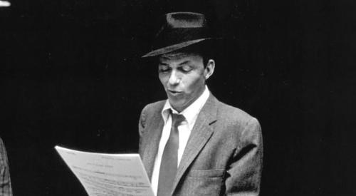 Frank Sinatra singing