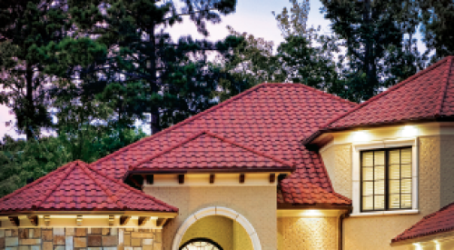 Gerard USA’s Stone Coated Metal Barrel Vault roof tile 