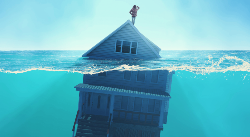 House under water in foreclosure 