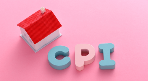 Model house and CPI to indicate effect of housing costs on the Consumer Price Index