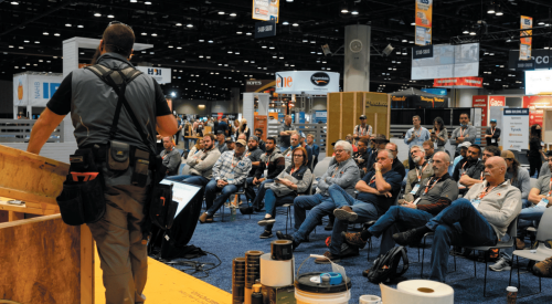 Construction demonstration at the International Builders' Show