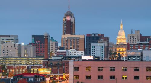 Lansing, Michigan skyline