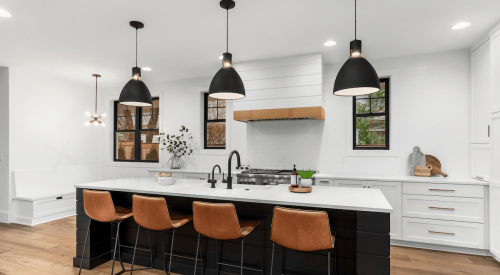 Large kitchen island for entertaining is one of the kitchen trends for 2024