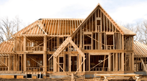 Lean design involves advanced framing to save lumber in home building