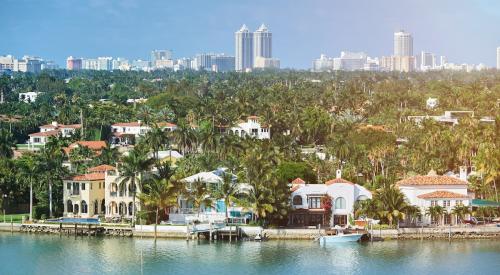 Miami bay houses